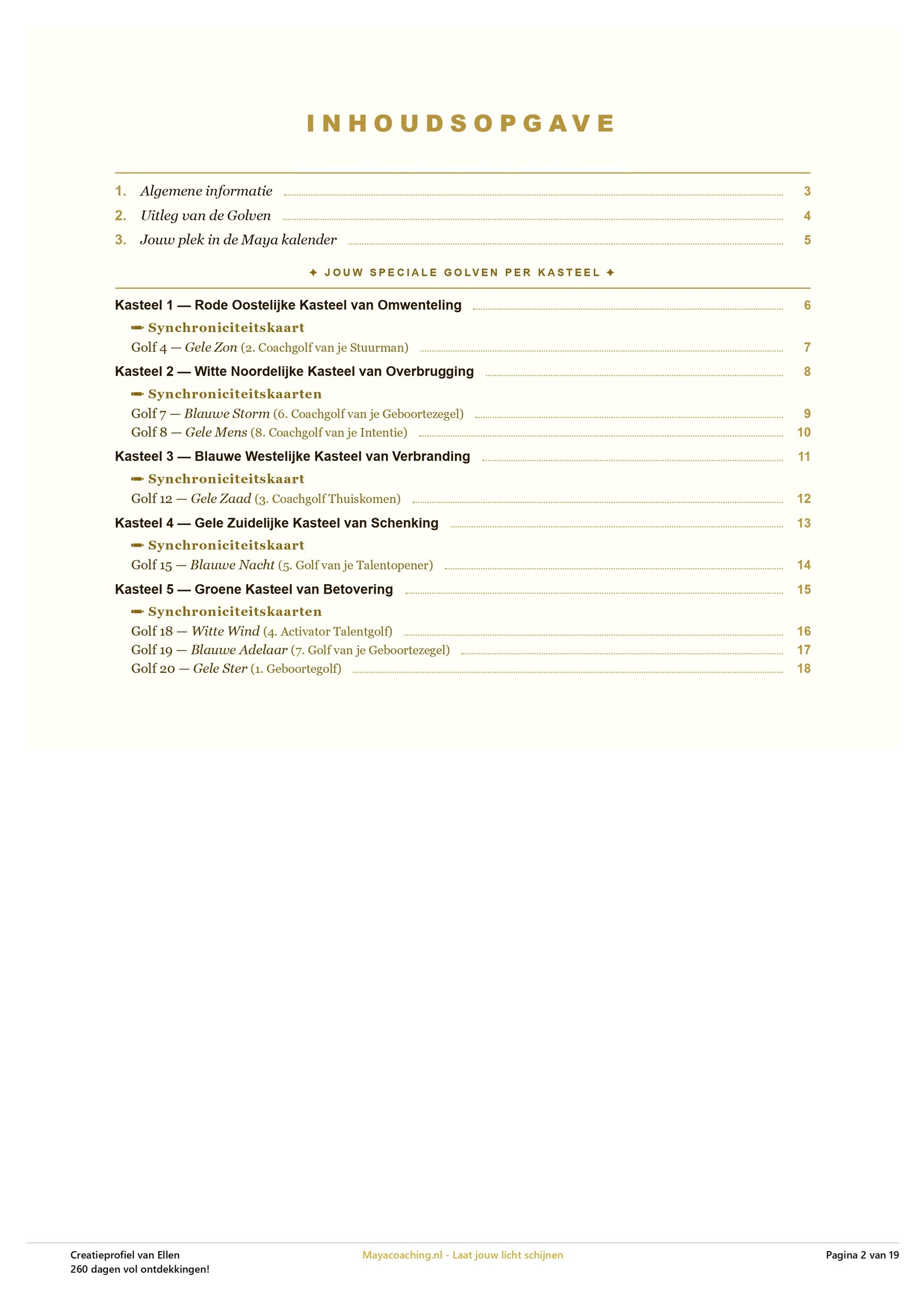 0). Creatiepakket - TzolkinRonde - Met werkboek (20 pagina's) - Afbeelding 3