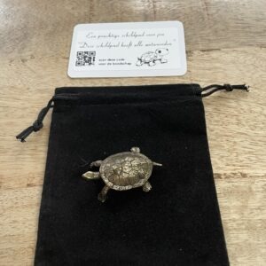 0). Messing Schildpad - Prachtig kado - Zaai een zaadje